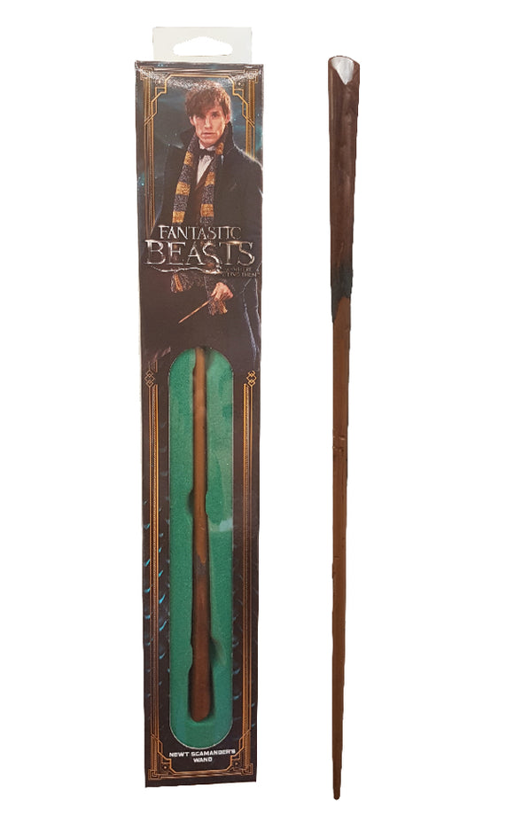 Noble Collection Fantastic Beasts Newt Scamander Wand with Character Box