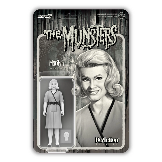Super7 Munsters Marilyn Munster (Grayscale) Wave 3 ReAction Figure
