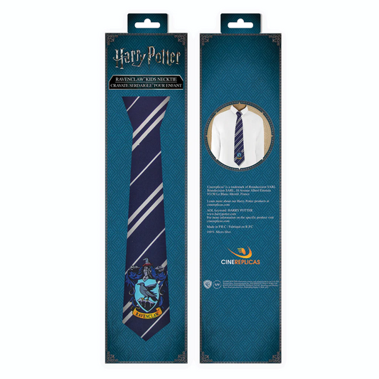 Cinereplicas Harry Potter Ravenclaw Crest Necktie XS and Kids