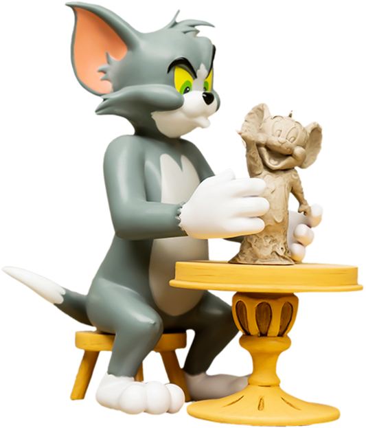 Soap Studio Tom and Jerry The Sculptor Statue