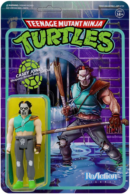 Teenage Mutant Ninja Turtles Casey Jones Wave 3 Reaction Figure