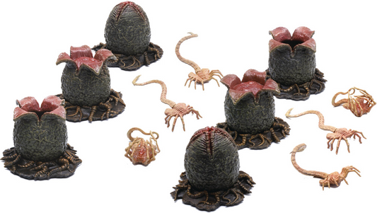 Hiya Toys ALIENS - Ovomorph And Facehugger set Action Figure Exquisite Mini Series 1:18