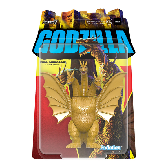 Super7 Toho Godzilla King Ghidorah Wave 2 ReAction Figure