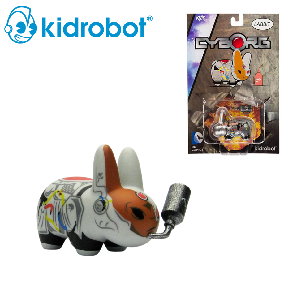 Kidrobot - DC Universe - Mini Labbit Cyborg 2.5” Vinyl Figure ...