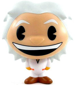 Back to the Future Doc Brown Bhunny 4" Stylized Figure with Collectible Keychain