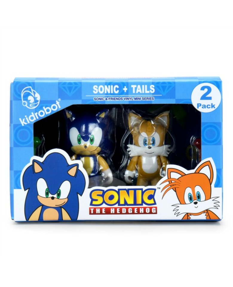 Sonic the Hedgehog Sonic & Tails Vinyl Figure Pack B