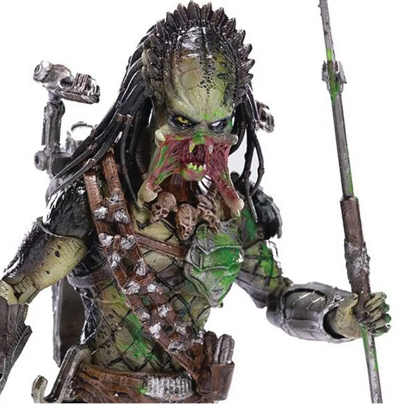 Hiya Toys AVPR Battle Damage Wolf Predator Action Figure Exquisite Mini Series 1:18