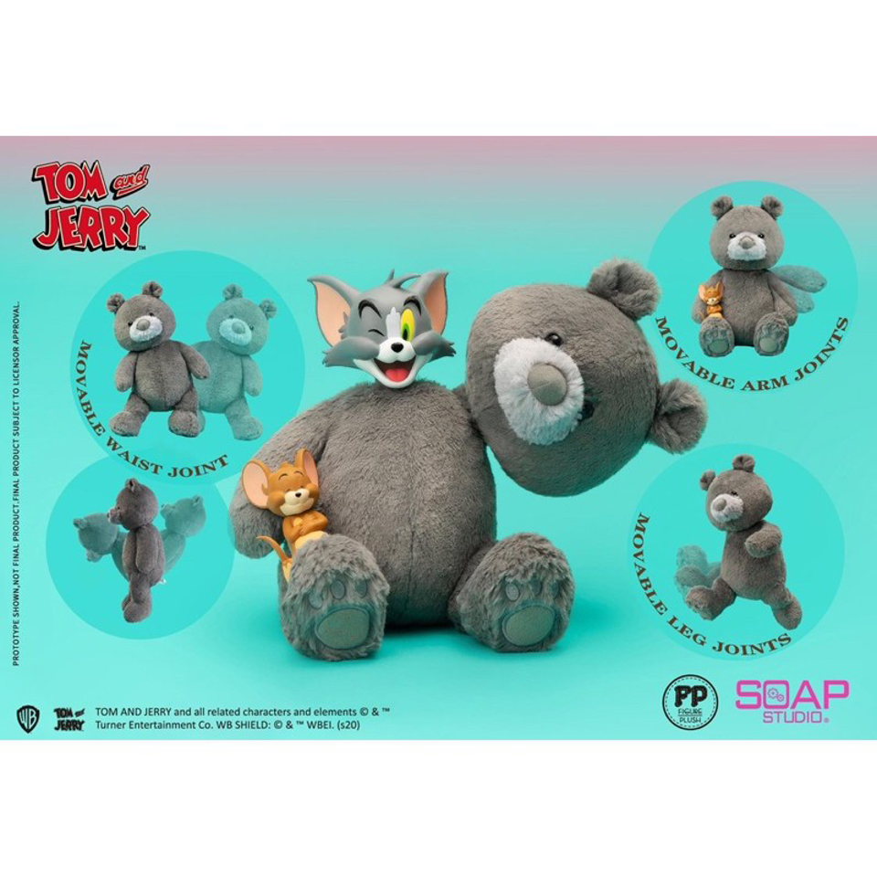 Soap Studio Tom and Jerry Plush Teddy Bear Ver.2