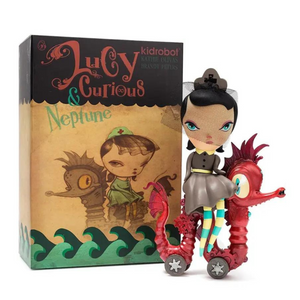 Lucy Curious Dark Harbor 7" Vinyl Art Figure by Kathie Olivas