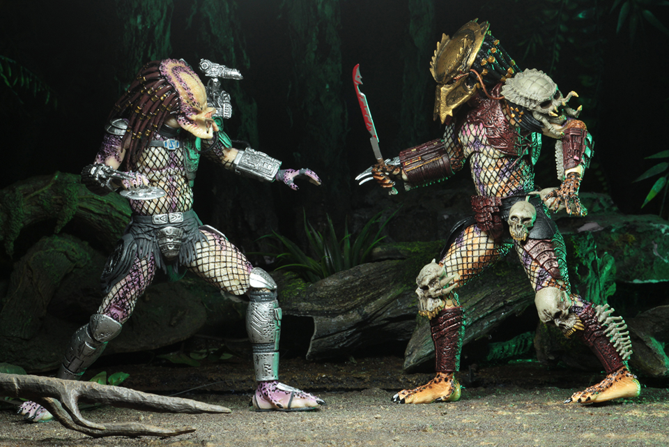 (NECA) Predator - 7" Scale Action Figure - Ultimate Bad Blood and Ultimate Enforcer 2 pack