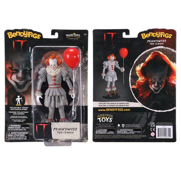 Noble Collection IT Pennywise Bendyfig Action Figure