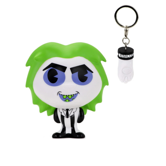 Beetlejuice Bhunny 4" Stylized Figure with Collectible Keychain