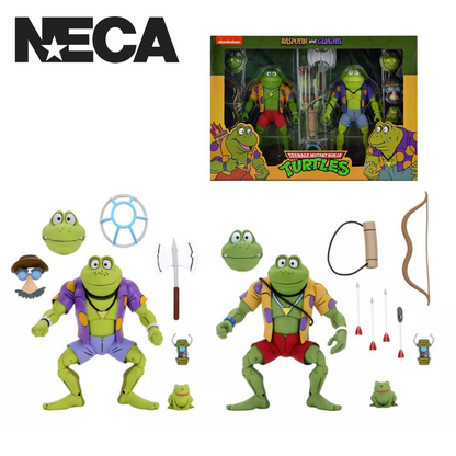 TMNT Cartoon Genghis & Rasputin Frog 2 Pack