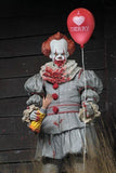 (NECA) IT - 7" Scale Action Figure - Ultimate “I Heart Derry” Pennywise (2017 Movie)