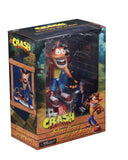 (NECA) Crash Bandicoot - 7" Scale Action Figure - Deluxe Hoverboard Crash