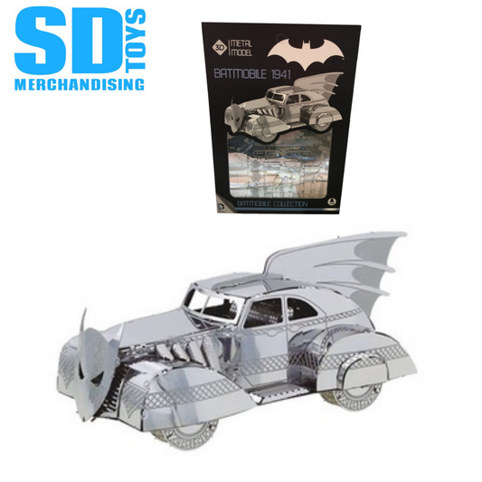 Batman 1941 - Batmobile 3D Metallic Puzzle 3D Model Kit