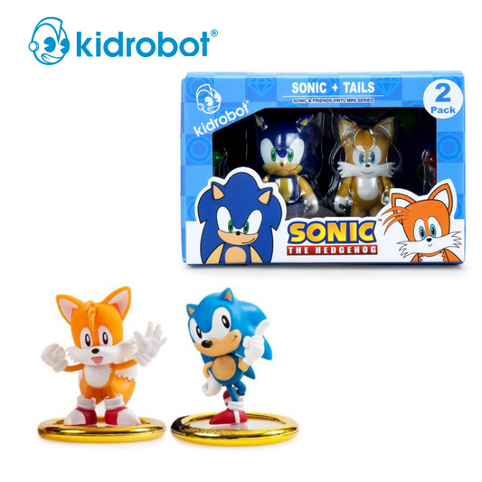 Sonic the Hedgehog Sonic & Tails Vinyl Figure Pack