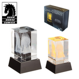 Game of Thrones - 3D Crystal Iron Throne with Illumination Base Statue