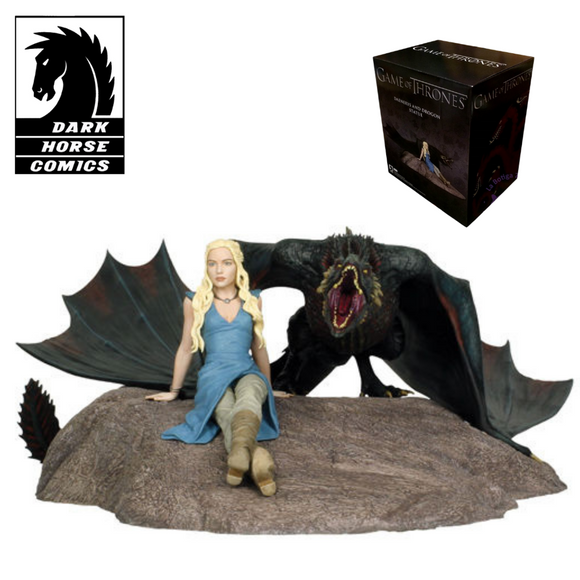 Game Of Thrones - Daenerys And Dragon Deluxe Statue