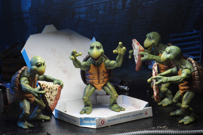 (NECA) Teenage Mutant Ninja Turtles (1990 Movie) - 1/4 Scale Action Figures - Baby Turtles Accessory Set