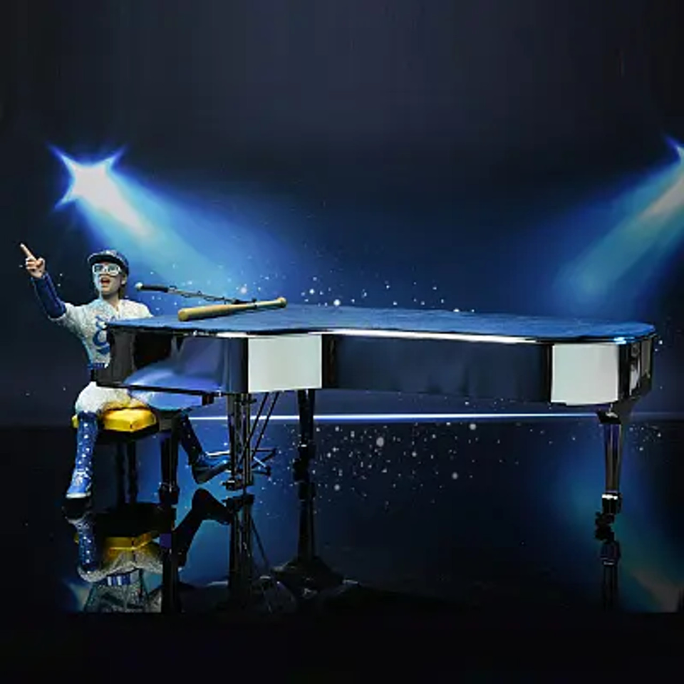 Elton John - 8" Clothed Figure - Elton John (Live 1975) with Piano