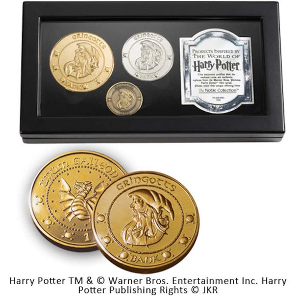 Noble Collection Harry Potter Gringotts Bank Coin Collection