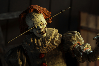 (NECA) IT - 7" Scale Action Figure - Ultimate Well House Pennywise