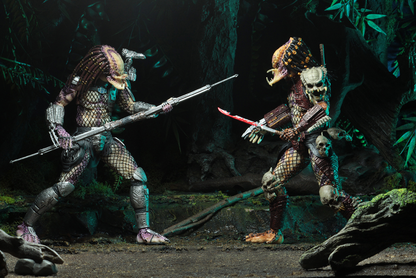 (NECA) Predator - 7" Scale Action Figure - Ultimate Bad Blood and Ultimate Enforcer 2 pack