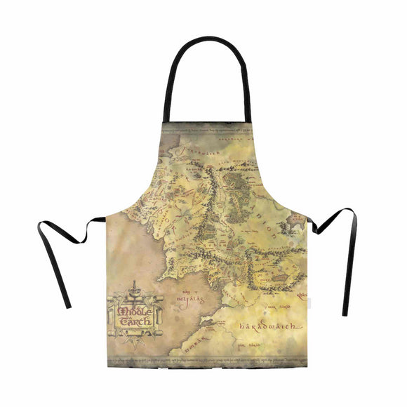 Lord of the Rings Map Apron