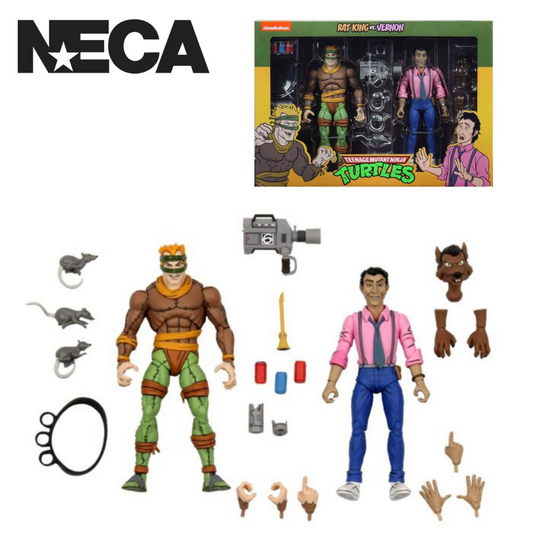 TMNT Rat King & Vernon 2 Pack (Cartoon) 7 Scale