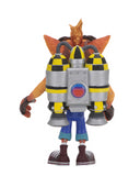 (NECA) Crash Bandicoot - 7" Scale Action Figure - Deluxe Crash with Jetpack