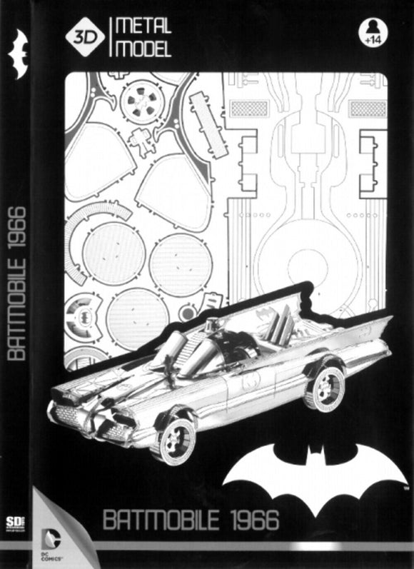 DC Universe - 3D Metal Model Kit 1966 Batmobile 25