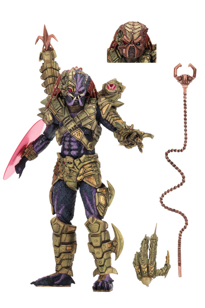 (NECA) Predator - 7" Scale Action Figure - Ultimate Lasershot Predator