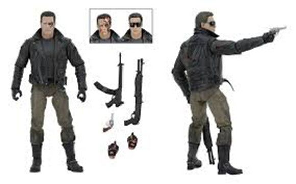 (NECA) Terminator – 7″ Action Figure – Ultimate T-800 (Police Station Assault)