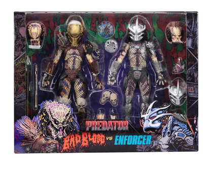 (NECA) Predator - 7" Scale Action Figure - Ultimate Bad Blood and Ultimate Enforcer 2 pack