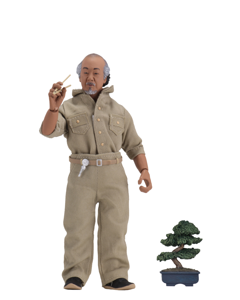 (NECA) Karate Kid (1984) - 8" Clothed Action Figure - Mr. Miyagi