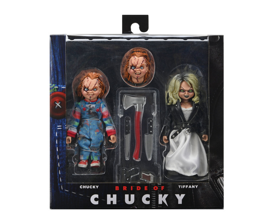Bride of Chucky - 8" Scale Clothed Figure - Chucky & Tiffany 2-Pack