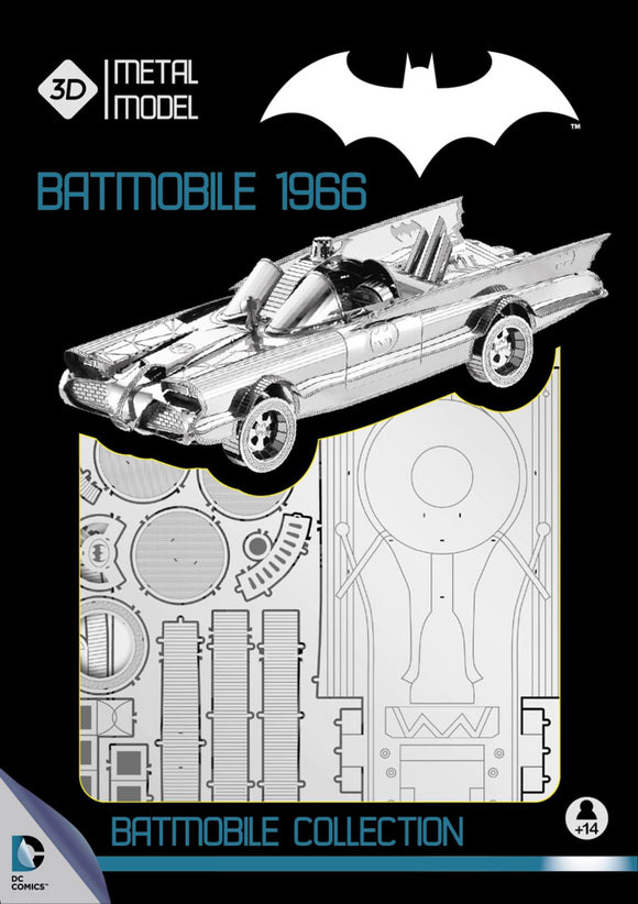 Batman 1966 - Batmobile 3D Metallic Puzzle Model Kit