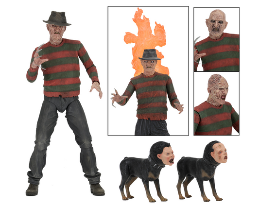 (NECA) Nightmare on Elm Street - 7" Scale Action Figure - Ultimate Part 2 Freddy