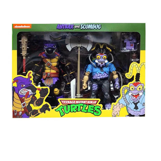 Teenage Mutant Ninja Turtles (Cartoon) 7" Scale Action Figures - Antrax & Scumbug 2 pack