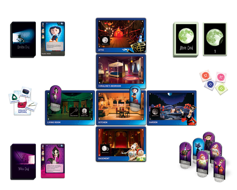 (NECA) Coraline - Board Game - Beware the Other Mother