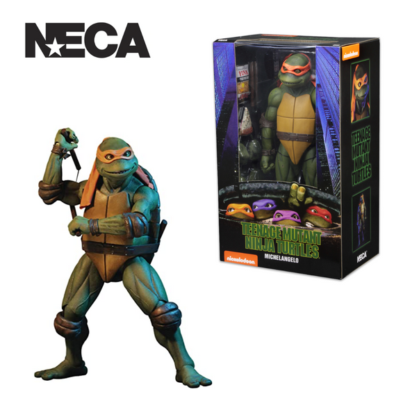(NECA) Teenage Mutant Ninja Turtles (1990 Movie) Michelangelo 1/4 Figure