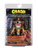 (NECA) Crash Bandicoot - 7" Scale Action Figure - Deluxe Crash with Jetpack