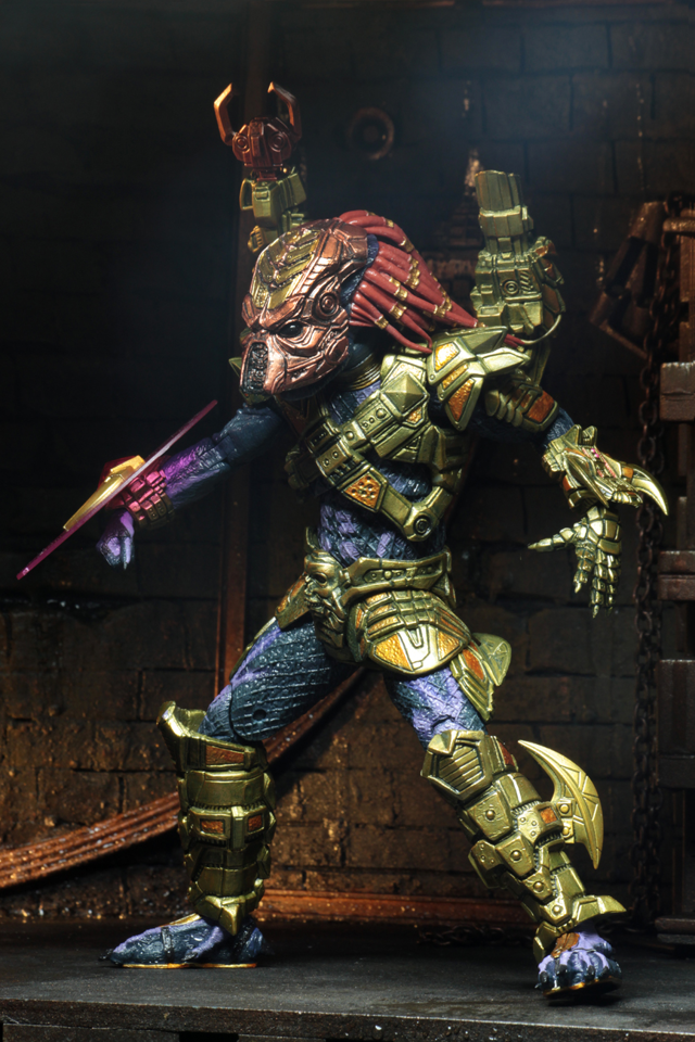 (NECA) Predator - 7" Scale Action Figure - Ultimate Lasershot Predator