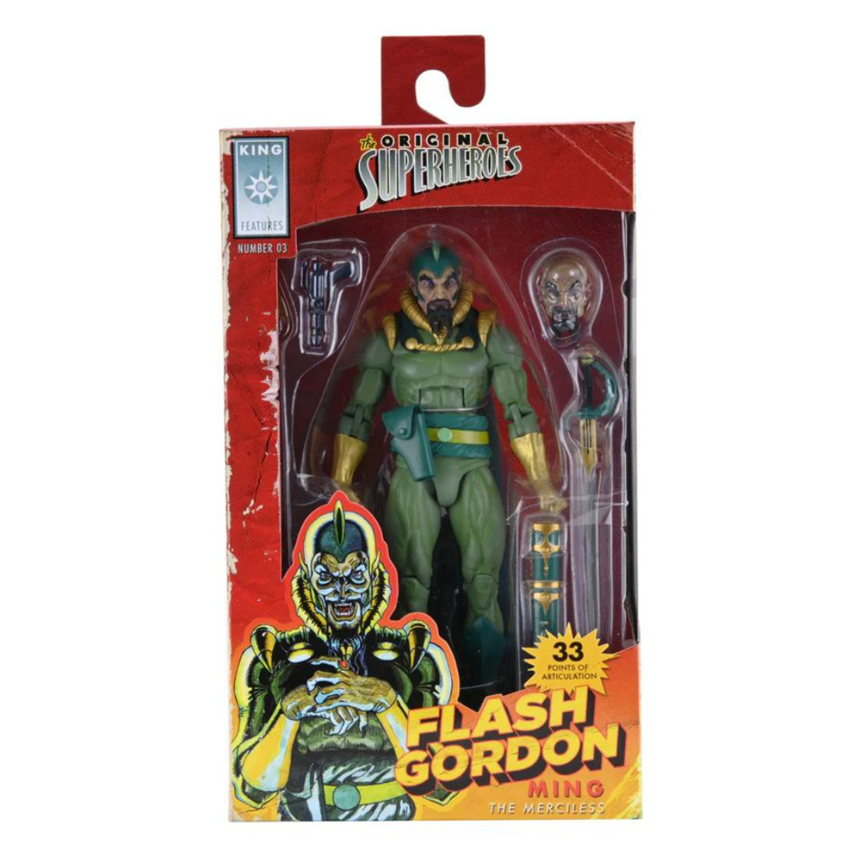 King Features The Original Superheroes Ming the Merciless 7" Scale Action Figure