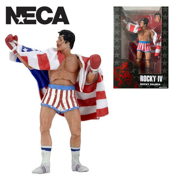 Rocky 40th Anniversary - Rocky American Flag Figure