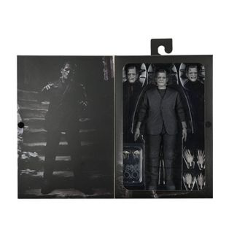 (NECA) Universal Monsters Ultimate Frankenstein's Monster  7" Scale Action Figure (Black & White)