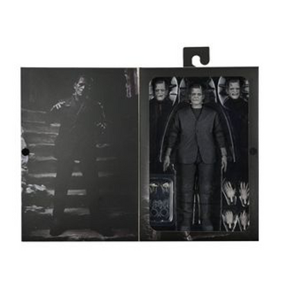 (NECA) Universal Monsters Ultimate Frankenstein's Monster  7" Scale Action Figure (Black & White)