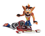 (NECA) Crash Bandicoot - 7" Scale Action Figure - Deluxe Hoverboard Crash