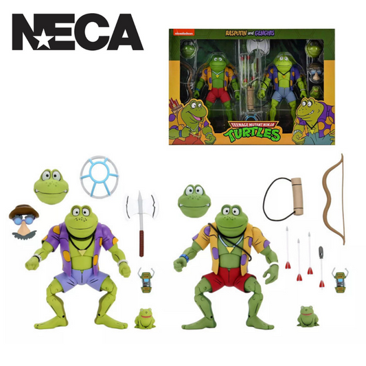 TMNT Cartoon Genghis & Rasputin Frog 2 Pack